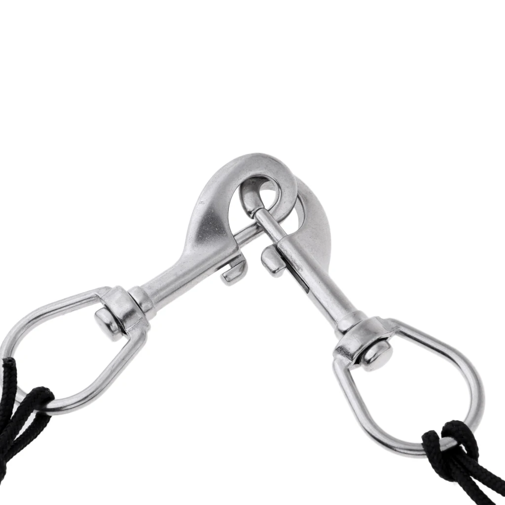 Tech Scuba Diving BCD Stage Bottle Side Mount Carry Strap Rigging Equipment Single End Bolt Snap Clip