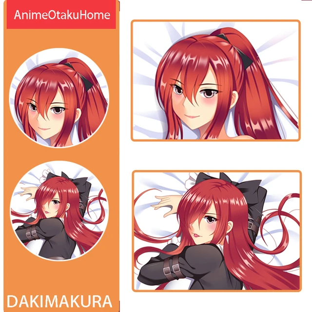  Japanese Anime Fairy Tail Elza Scarlet Lucy Heartphilia Throw  Otaku Dakimakura Gifts Bedding Hugging Body Pillow Case Anime Body Pillow  59 x 20(150 * 50cm) VIP Customization Service Available : Home