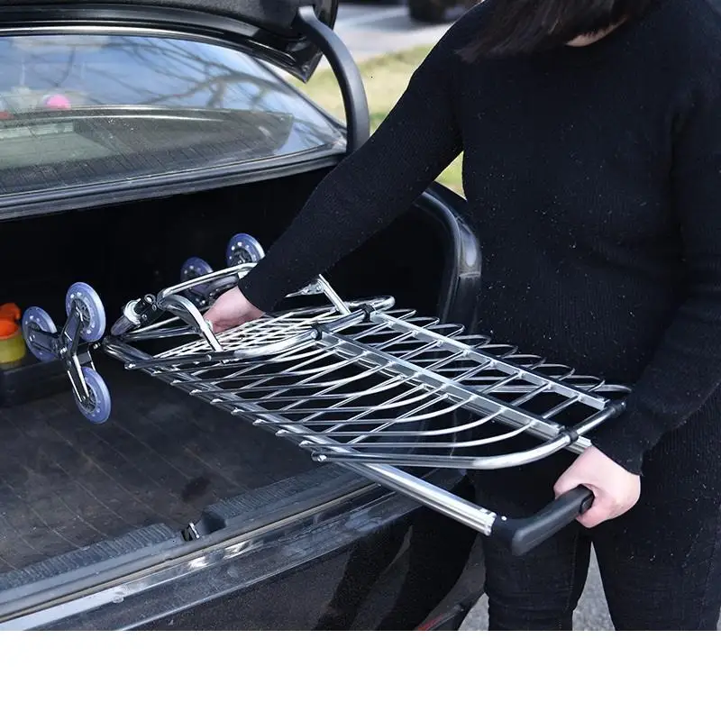 Складная колесница Carretilla Carro Plegable Mesa Cocina De Courses Avec roulets Carrello Cucina, стол для покупок, Кухонная Тележка