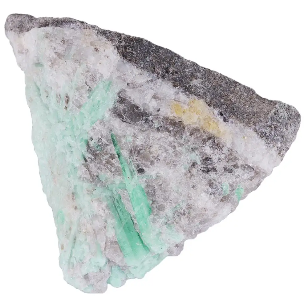 

TUMBEELLUWA 1Pc Natural Irregular Rough Raw Emerald Stone Cluster Mineral Specimen,Healing Reiki Chakra Crystal Point Home Decor