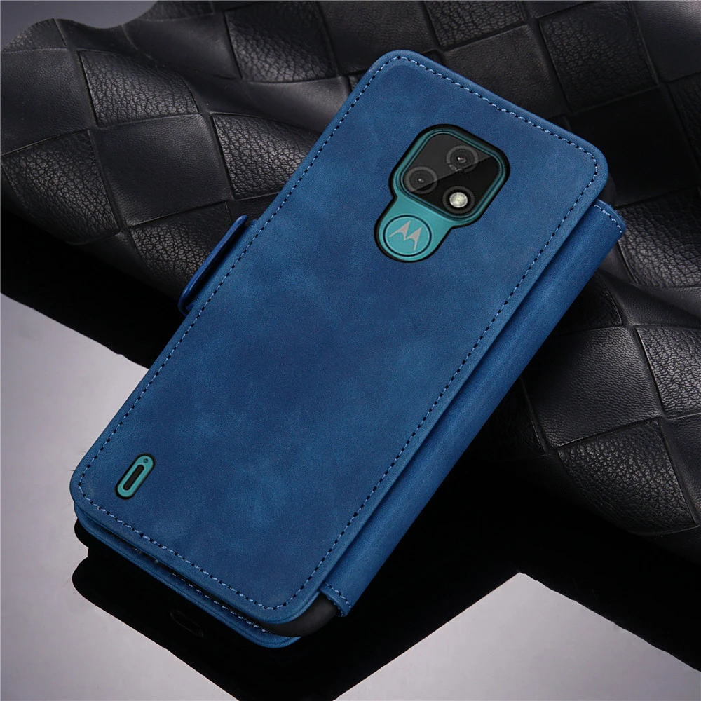 Funda de y con para Motorola Moto E7 Plus, Funda tipo billetera para Moto E7 E 7 Power MotoE7, Funda trasera|Fundas antigolpes para - AliExpress