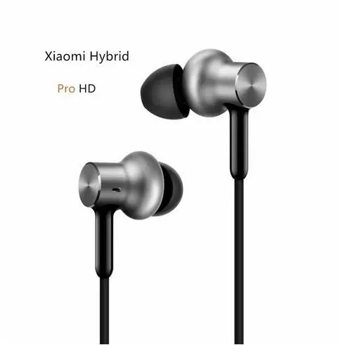 Серебристый Оригинальные Xiao mi Hybrid Pro Наушники mi Piston Pro с тройным драйвером | mi In-Ear Pro HD | Круглые Железные наушники Pro mi c Xiao mi - Цвет: Серебристый