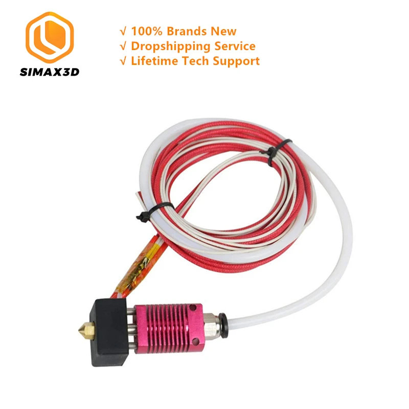 SIMAX3D Ender 3 Горячая сборка MK8 экструдер J Head Hotend алюминиевые нагревательные блоки