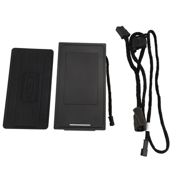 

For Volvo Xc90 Xc60 S90 V90 Mobile Phone Qi Wireless Charger Fast Charging Pad Module Car Armrest Box Accessories For Iphone X