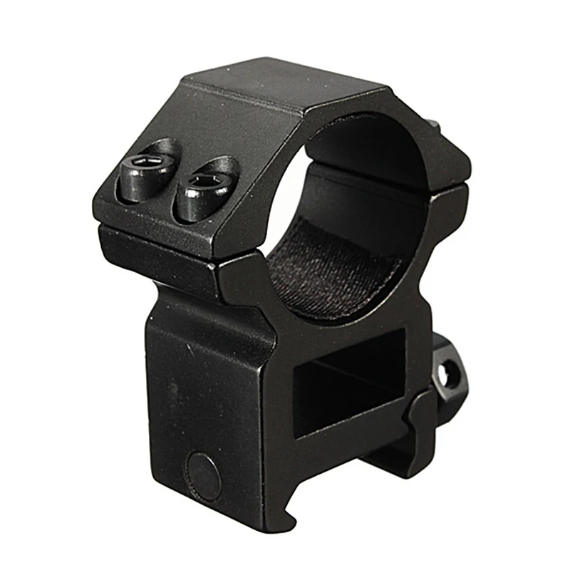 

2pcs/set 25.4mm Scope Ring High Profile Fit For 20mm Picatinny Weaver Rail Mount Flashlight Mounts Outdoor