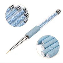 Маникюр стиль прошитый узор металлический стержень нейлон тонкая шерсть Bracing провод Хуа Би ногтей Живопись линии ДИАН Хуа Би производители