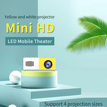 

M2 LED Mini Projector 320x240 Pixels Supports 1080P PK YG-300 HDMI USB Audio Wireless Portable Projector Home Media Video Player