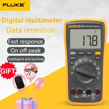 Fluke 15b + 17b + multímetro digital ac/dc tensão corrente capacitância ohm testador de temperatura automático/medição de faixa manual