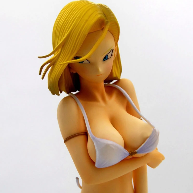 1/6 DBZ Android 18 купальник со стойкой Ver. Голая пикантная Смола GK Makaizou Коллекционная