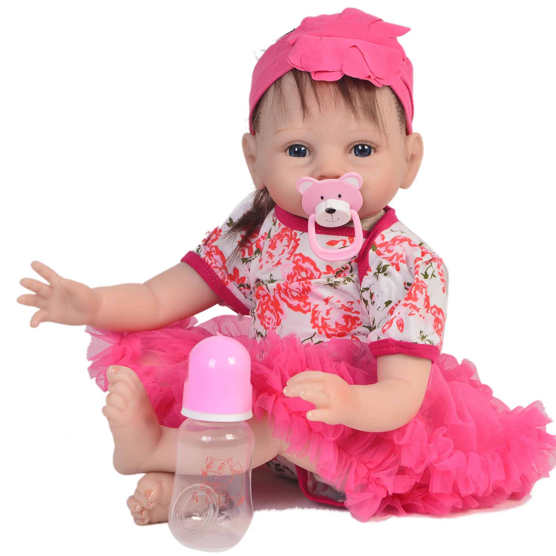 

Keiumi22-Inch Reborn Baby Doll New Style Reborn Baby Doll Cloth Body Model Baby-