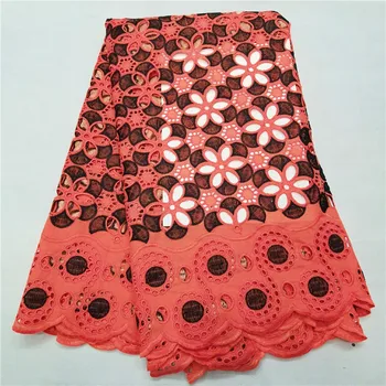 

Latest Swiss African Cotton Lace Fabric High Quality Swiss Voile Lace In Switzerland With Stones For Every Dress H16-88