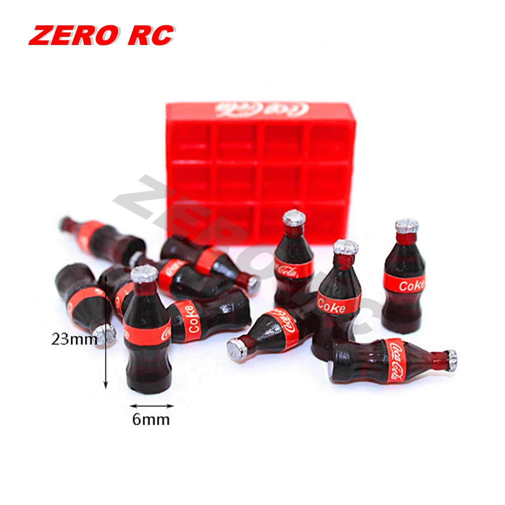 RC 1/10 Scale 3 Soda Coke Crate Bottle Trays Rock Crawlers Dollhouse Accessories 
