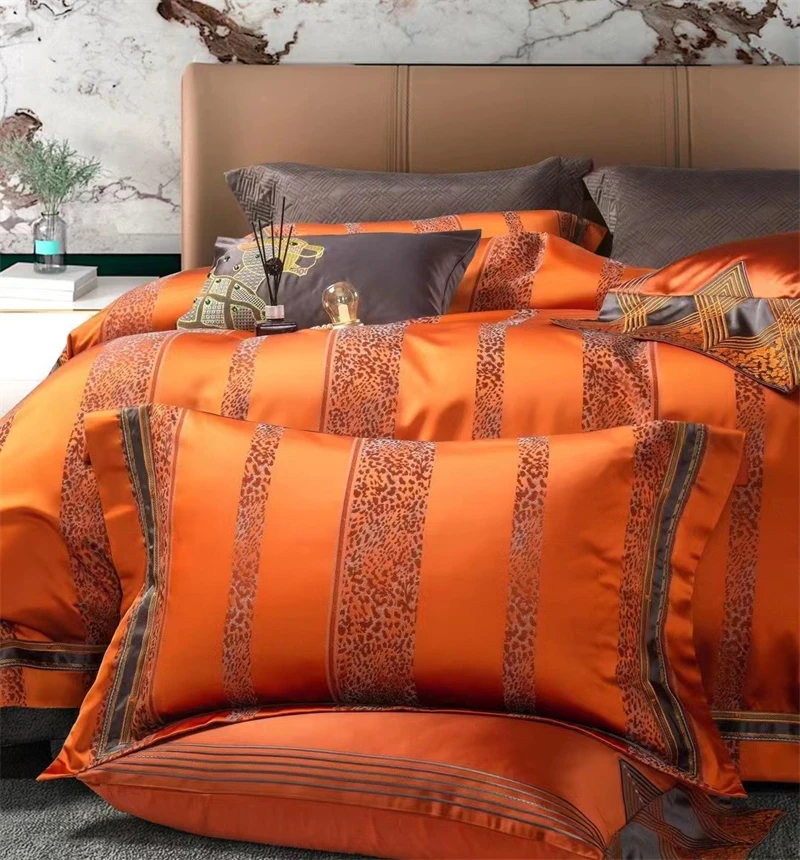Waliicorners Satin Silky Quilt/Duvet Cover Set Bed Linen Bedspread Pillowcase Luxury Vintage Jacquard And Egyptian Cotton Bohemia Bedding Set 29 H53cde7d55f1643b2a2b5c60f5d6a84bbq