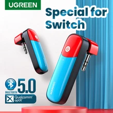 UGREEN – transmetteur Bluetooth sans fil 5.0, adaptateur Audio 3.5mm, pour Nintendo Switch APTX LL
