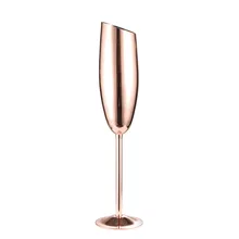 200 мл бокал для шампанского с высокими ножками cup304 из нержавеющей стали, пищевое стекло, позолоченная, анти-осенняя чаша для коктейля, высококачественный бокал для вина