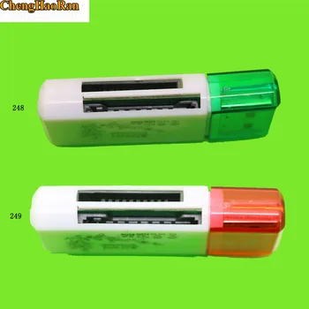 

ChengHaoRan USB 4-in-1 Multi-Card Reader High-Speed 2.0 Direct Reading For SD MS TF M2 Card For PC Laptop Desktop Computers
