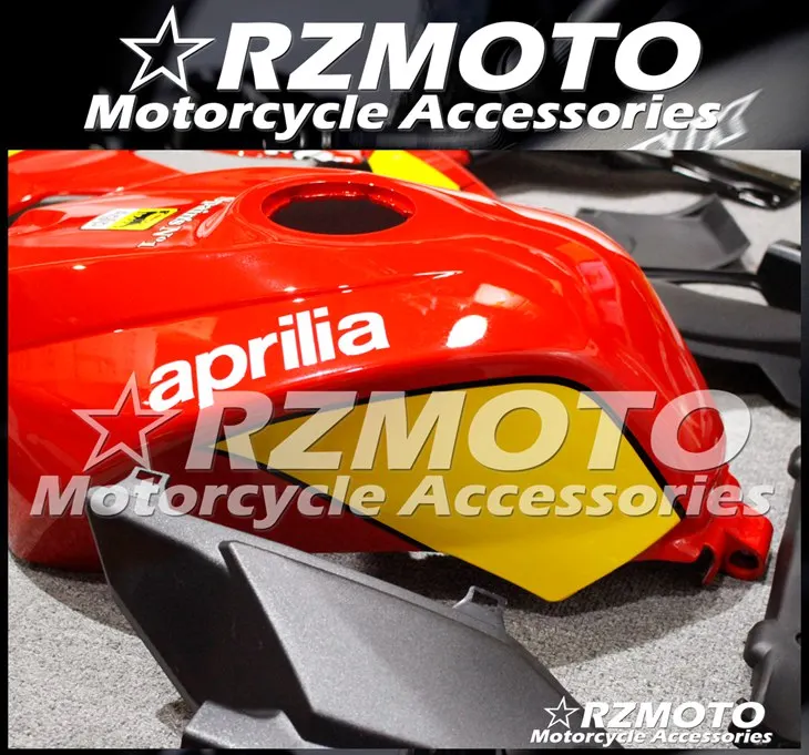 Инъекций ABS Полный обтекатели Наборы подходит для Aprilia RS125 2006 2007 2008 2009 2010 2011 06 07 08 09 10 11 Боди, комплект красного цвета