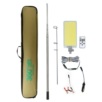 

Portable Lighting searchlight 12V led flood light recargable outdoors travel Camping Light with long-range sensor COB work lamp