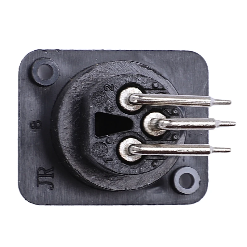 10 шт. черный XLR 3pin гнездовой разъем Панель Крепление Шасси гнездо разъема ПП