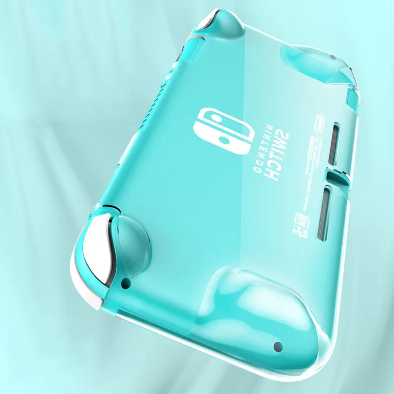 Case For Nintend Switch lite Transparent Clear Cover for nintendo switch mini NS Hard Crystal Shell Screen Tempered Glass Film (6)