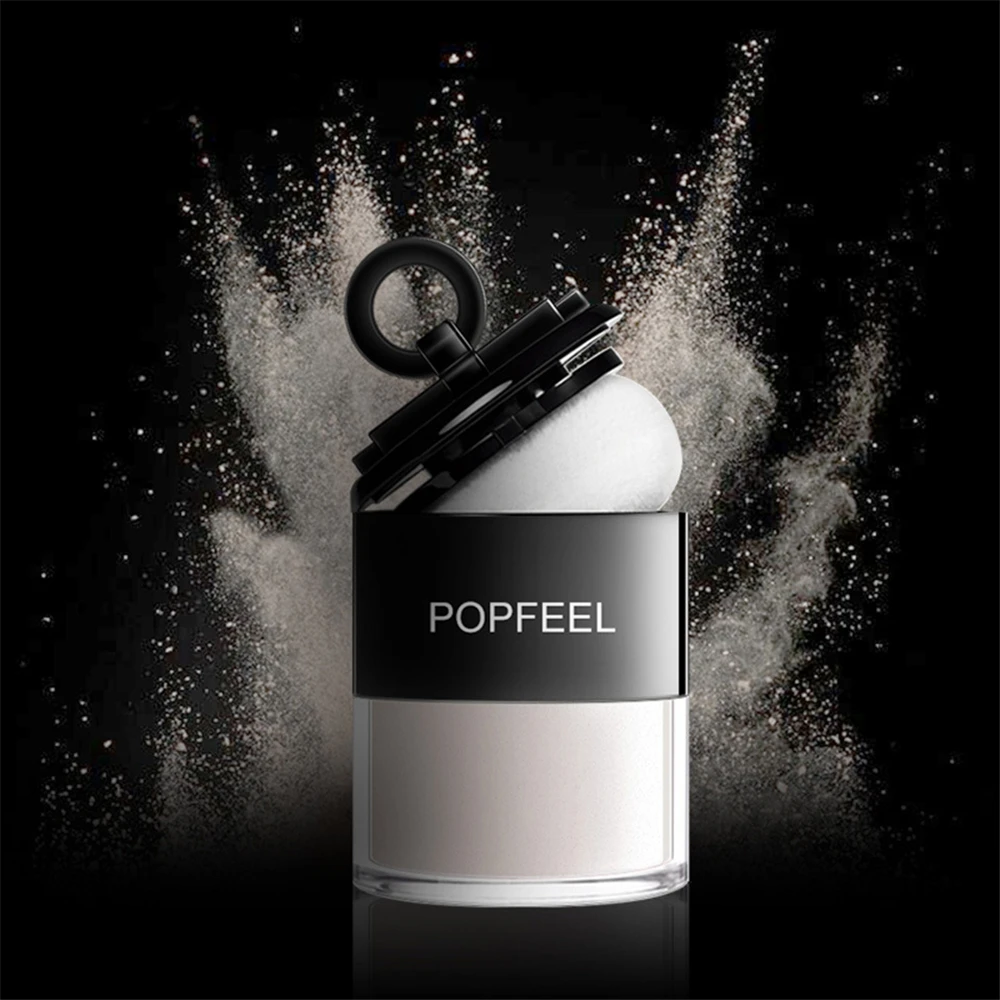 POPFEEL, 3 цвета, контроль жирности, пудра для лица, матовая пудра для лица, основа высокого разрешения, Праймер, стойкий макияж, консилер, макияж