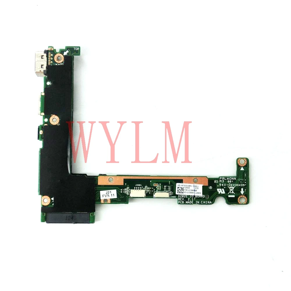 Материнская плата X202E IO_BOARD для ASUS S200 S200E X202 X201EP X201EV X201E материнская ноутбука USB