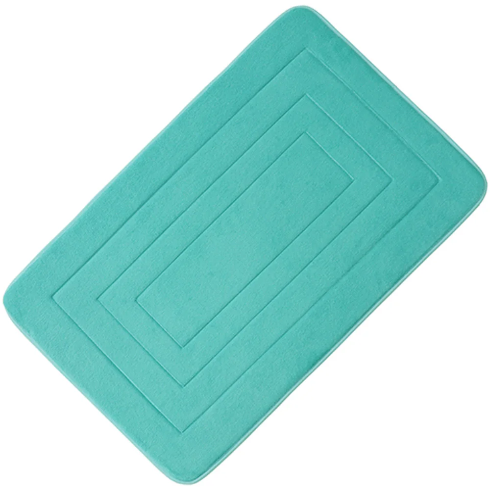 Green Memory Foam коврик для ванной ковер коврик в горизонтальную полоску для ванной комнаты нескользящий туалет ванная кухня коврики для туалета коврик дверной коврик - Цвет: Green