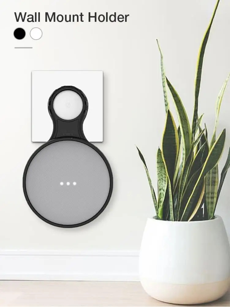 Розетка настенный держатель шнур кронштейн для Google Home Мини голосовой помощник штекер в кухне спальня портативный аудио стенд