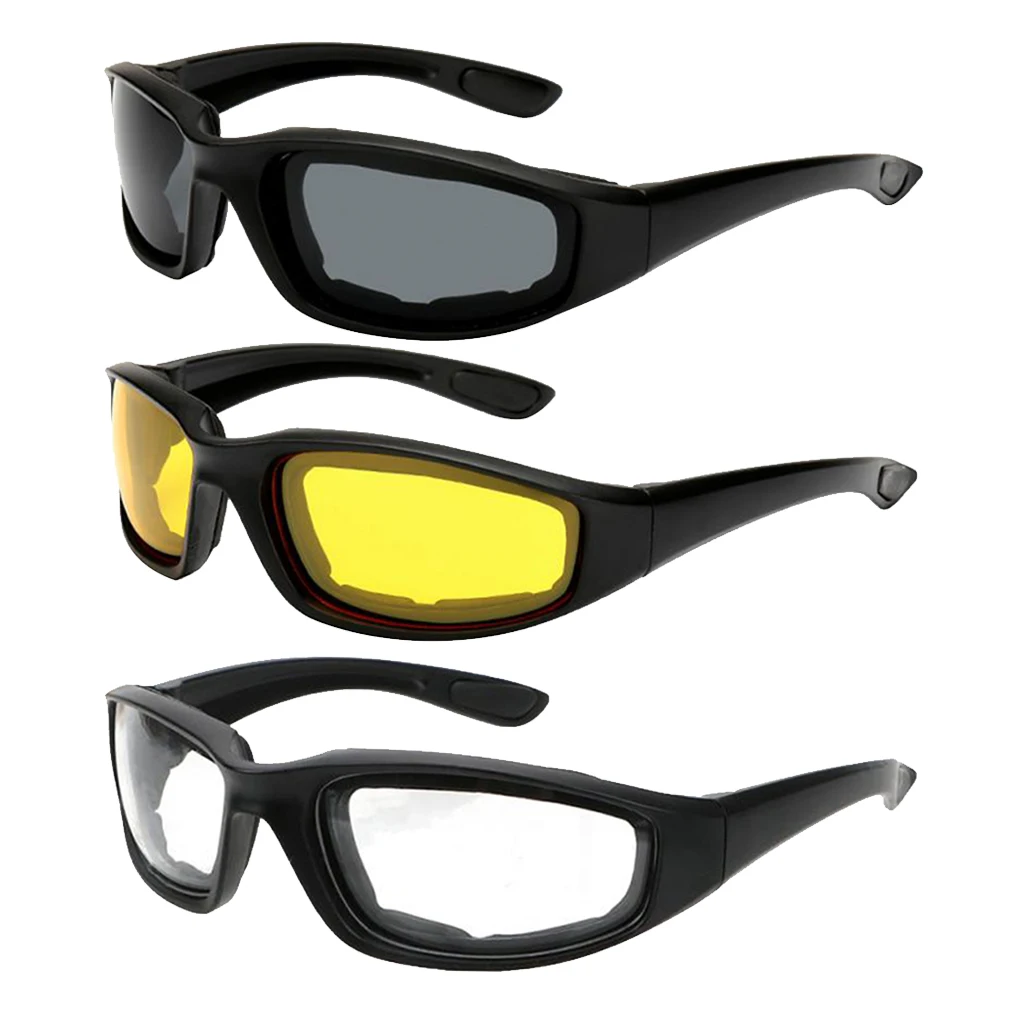 Motorcycle Riding Glasse PC Frame Resin Lens UV400 for Outdoor Activity Sport