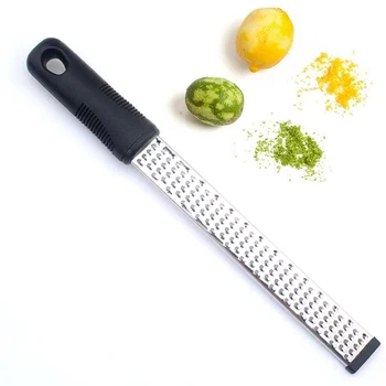 

Citrus Lemon Zester & Cheese Grater-Parmesan Cheese Stainless Steel Mill Cheese GraterGadgets kitchen tools Zester Fruit Peeler