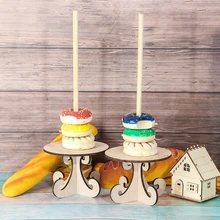 Деревянный стеллаж для хранения пончиков, подставка для пончиков, настенная подставка для пончиков, декор для свадьбы, дня рождения, вечеринки, для детского душа, для детей