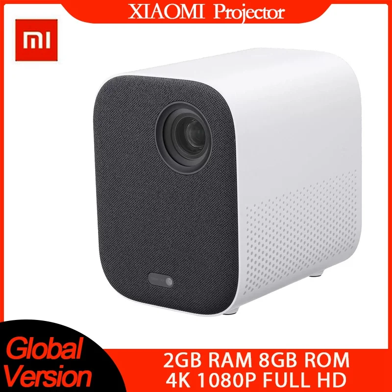 [Глобальная версия] XIAOMI Mijia 4k Проектор проэктор проектор full hd ЕС 3D AI 2+ 8GB HD 1080P 30000 LED Wi-Fi Bluetooth SJL4014GL Полный кронштейн для театра проектор новогодний