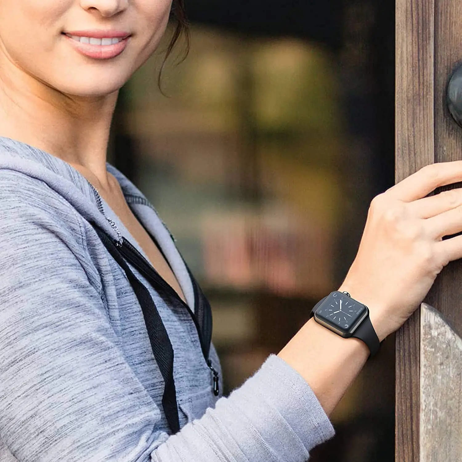 Slim Tali untuk Apple Watch Band 44 Mm 