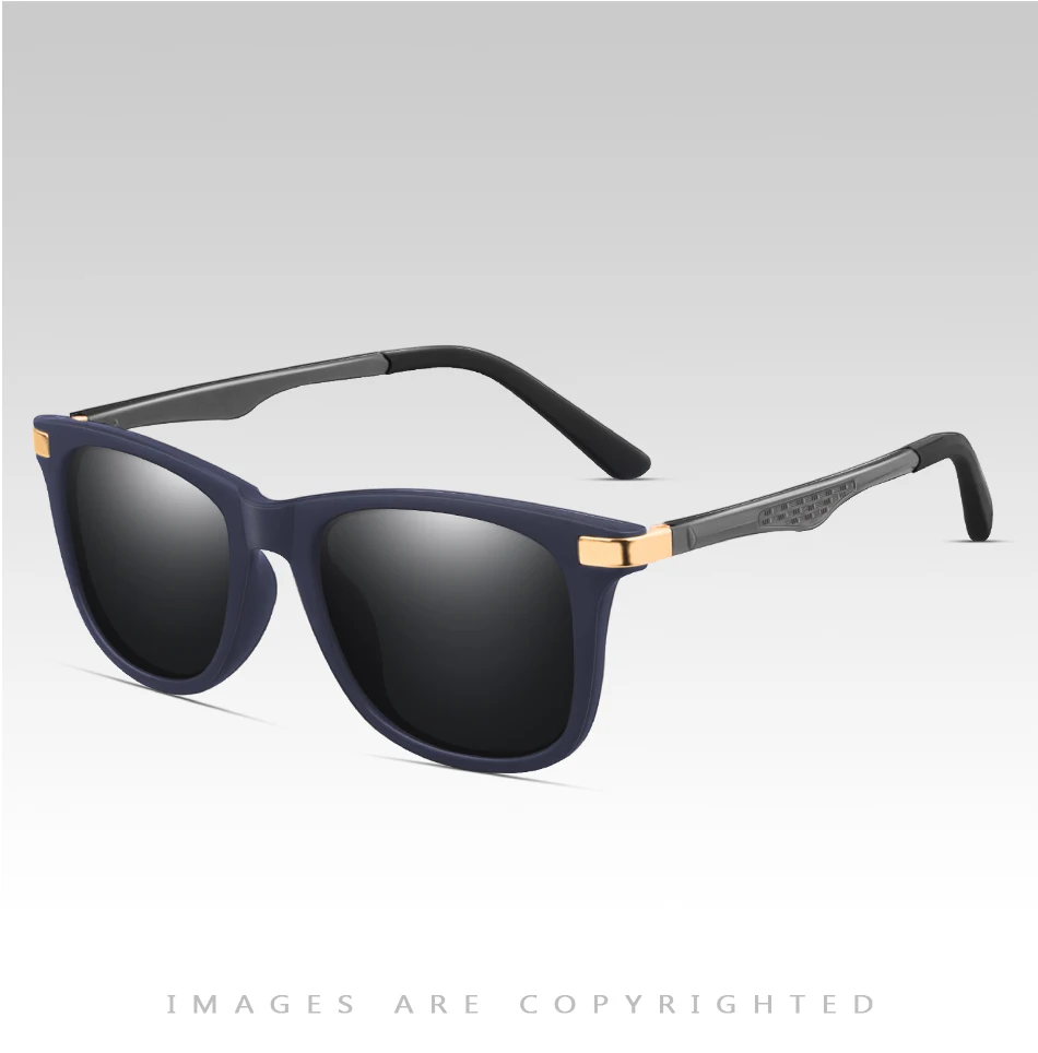 Tamwy Polarized Sunglasses for Men Women Aluminum Magnesium Driving Finshing Golf Sun Glasses Classic Square Frame New P21