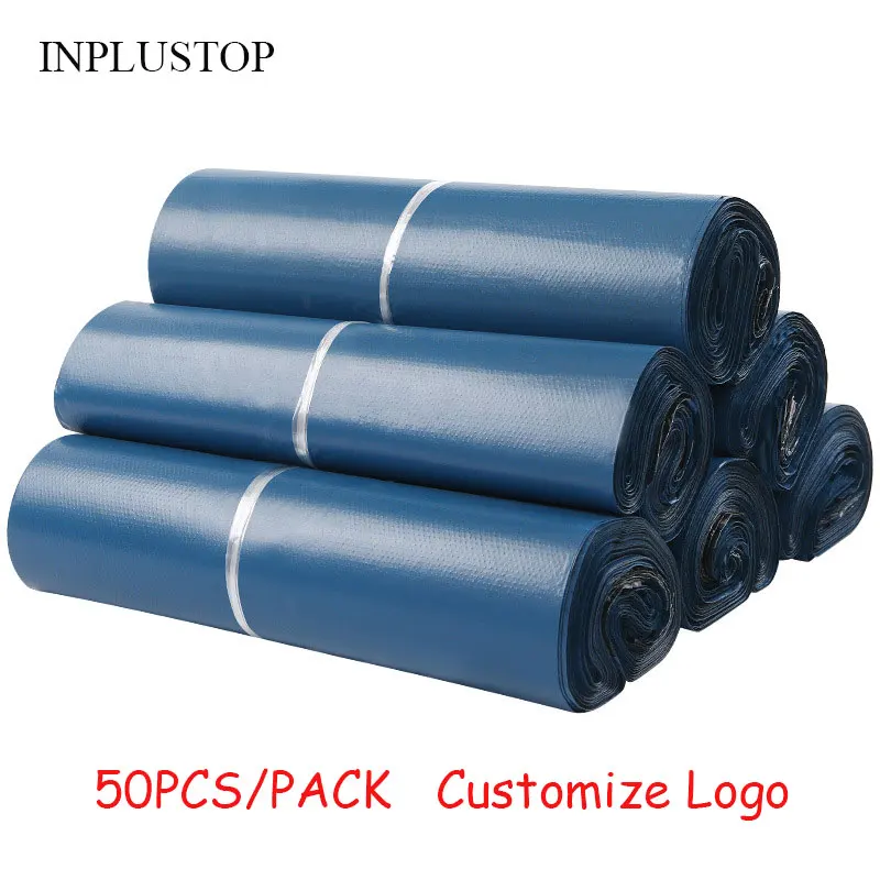 

PE Blue Color Mailer Adhesive Envelopes Bags Waterproof Courier Storage Bags Plastic Self Sealing Mailer Mail Sacks