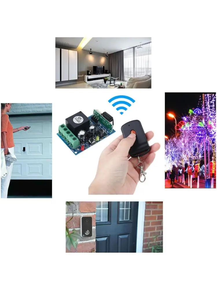 

DC12V Voltage One Button Home appliance modification switch Receiver Module 1CH