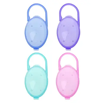

1PC Baby Solid Pacifier Box Soother Container Holder Pacifier Box Travel Storage Case Safe Holder Pacifier PP Plastic Box 11UC