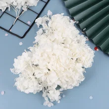 1 opakowanie 20g naturalne świeże zakonserwowane kwiaty wieczne suszone płatki hortensji DIY ozdoby (biały) tanie tanio CN (pochodzenie)