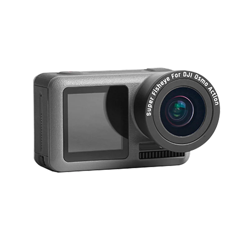 

1Pc Lens For DJI OSMO Action Camera Aluminum alloy Optical glass 180 Degree Fisheye Durable