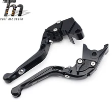 Тормозной рычаг сцепления для KAWASAKI Z800/E Версия 2013 Черный Мотоцикл Регулируемый складной выдвижной логотип Z 800