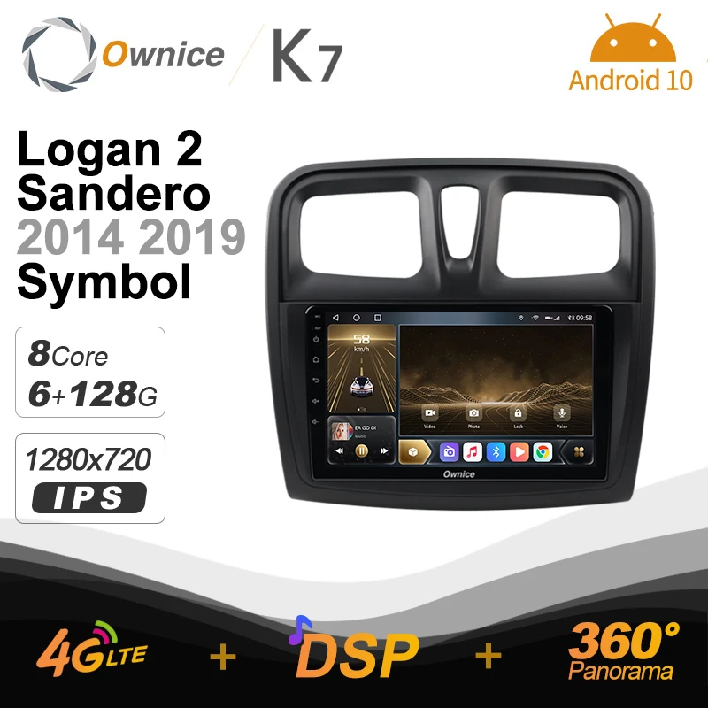 Ownice Android 10 Car Multimedia Player For Renault Logan 2 Sandero