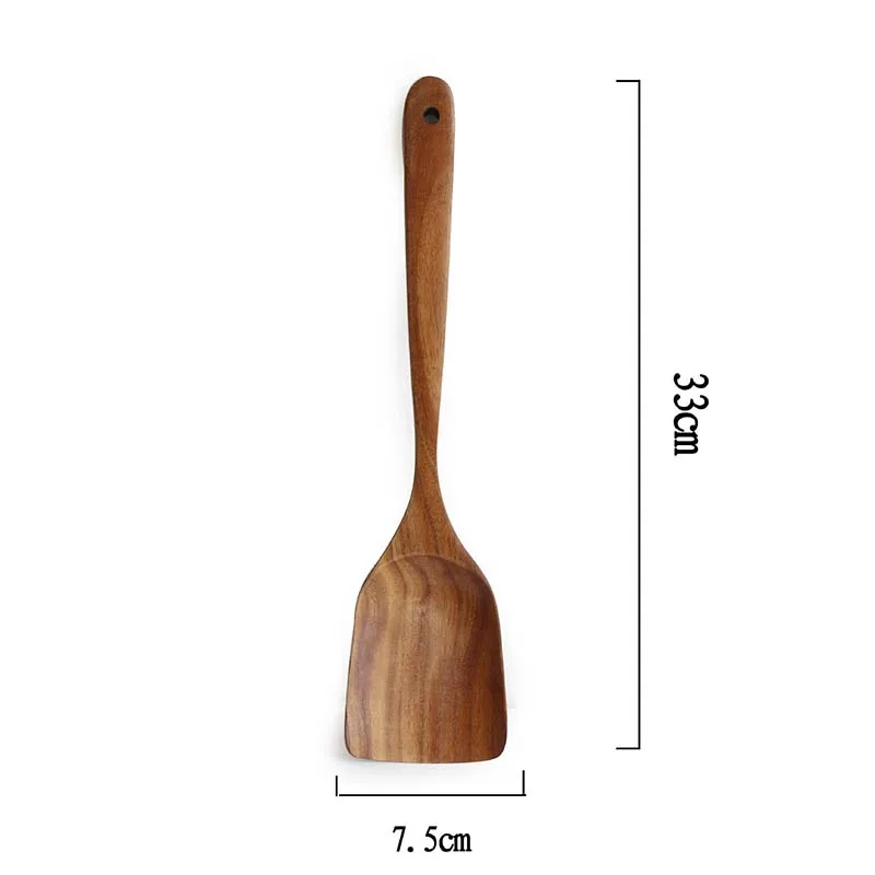 Металлическая кулинарная лопатка посуда для дома Легкая ложка Кухонная мебель Прочный подвесной инструмент кухонная посуда - Цвет: 1