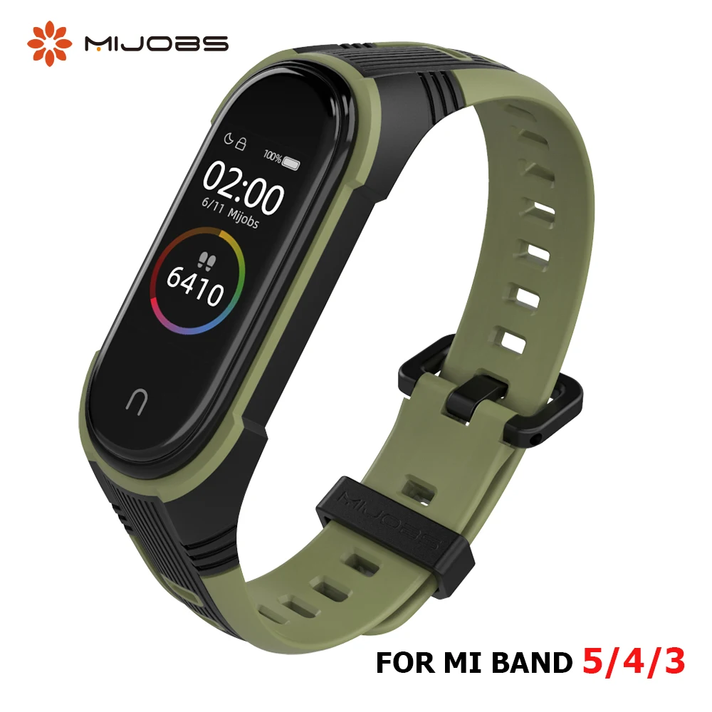 Ремешок для браслета Xiaomi Mi Band 5 силиконовый ремешок Xiao 3 браслет NFC Global