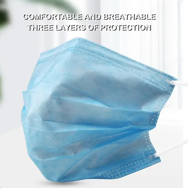 US $18.79  Real Stock 30PCS N95 Antivirus mask Sterile Medical Mask 3-Ply Disposable Surgical Mask Non-Woven F