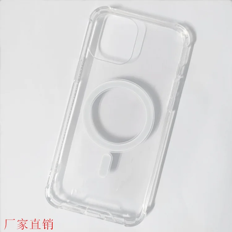 5pcs  MagSafe Case Transparent CellPhone Cover For