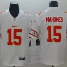 Высокое качество Мужские футболки Канзас-Сити Патрик махомс