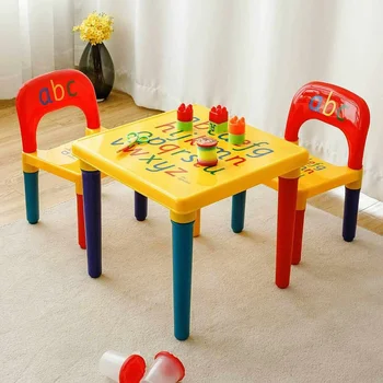

Children's Early Education Table And Chair Combination Learning Painting Table Student Table Suitable For Toddlers To Learn