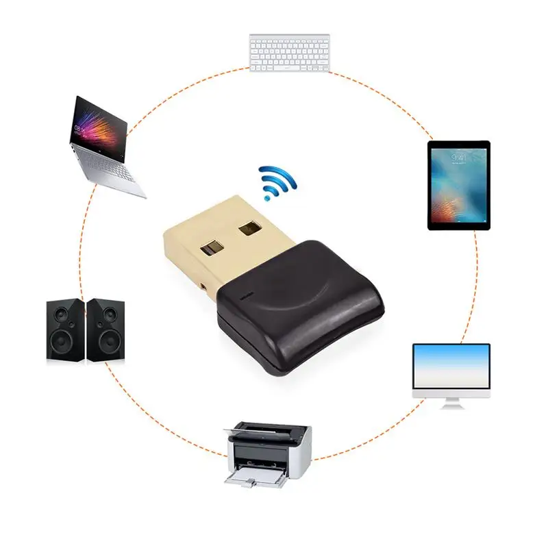

Bluetooth 5.0 Audio Adapter Dual Mode Wireless Receiver Transmitter USB 2.0 3Mbps Computer Bluetooth Dongle
