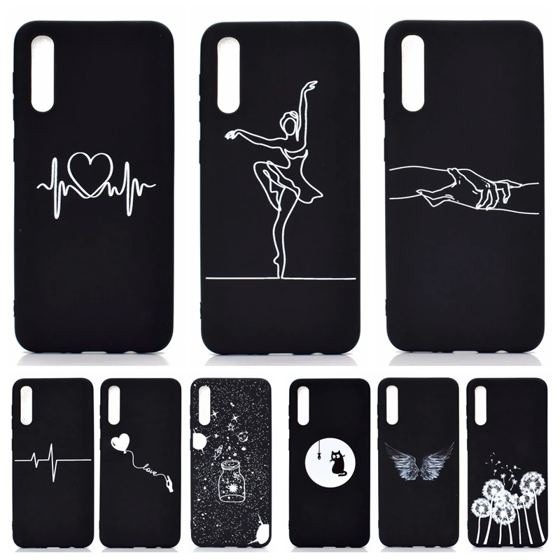 

Case sFor Coque Samsung Galaxy A50 Case for Samsung A50 A30 A10 S A20 e A40 A70 A80 Cover Line Art Slim Soft Silicone Phone Case