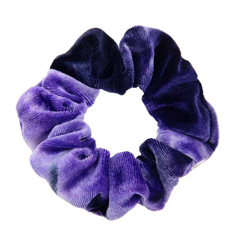 New-Purple Новинка, радужные мягкие бархатные резинки для волос, резинка для волос, резинка для волос, эластичные резинки для волос, резинки для волос для женщин и девушек, аксессуары для волос - Цвет: New-Purple